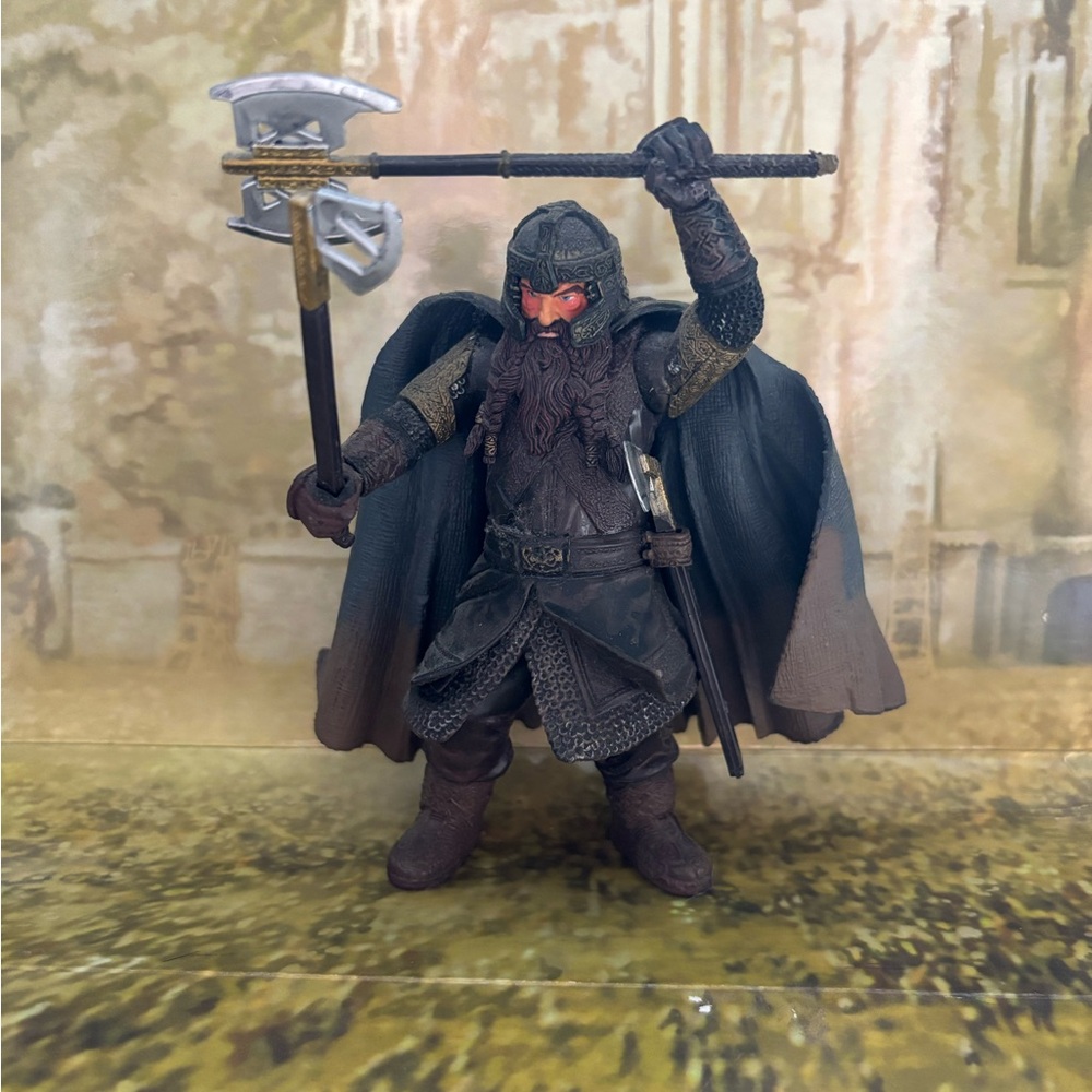 Lord of the Ring 2 Gimli Warrior Action Figure with Axe
